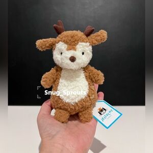 AUTHENTIC‼️ NWT Jellycat Wee reindeer- Retired- FAST SHIPPING